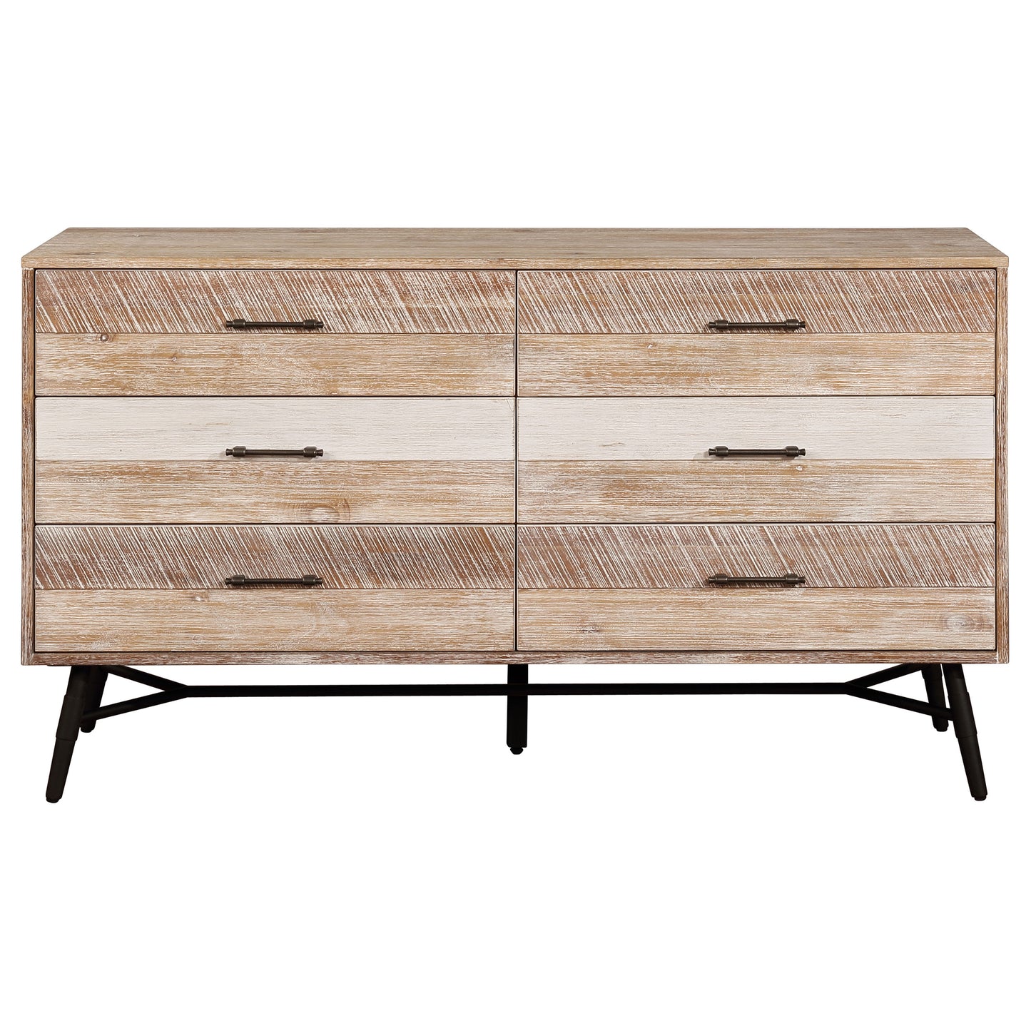 Marlow 6-drawer Dresser Rough Sawn Multi