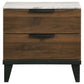 Mays 2-drawer Nightstand Walnut