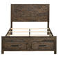 Woodmont 4-piece Queen Bedroom Set Rustic Golden Brown