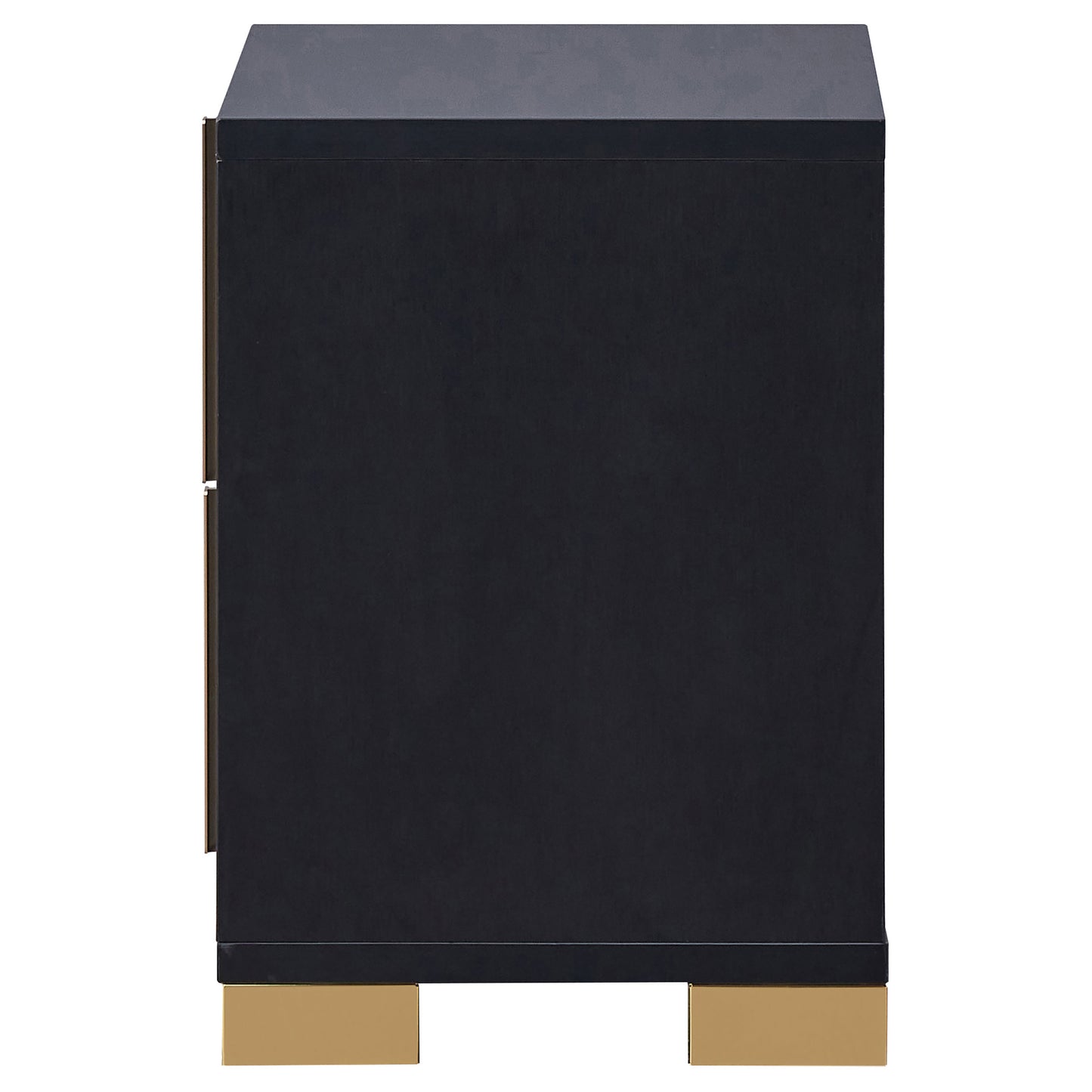 Marceline 2-drawer Nightstand Black