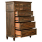 Avenue 8-drawer Bedroom Chest Weathered Burnished Brown