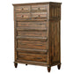 Avenue 8-drawer Bedroom Chest Weathered Burnished Brown