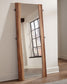 Winslow 31 x 76 Inch Standing Floor Mirror Smokey Walnut