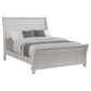 Stillwood Wood Queen Sleigh Bed Vintage Linen