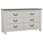 Stillwood 6-drawer Dresser Vintage Linen