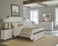 Hillcrest 5-piece Eastern King Bedroom Set Distressed White