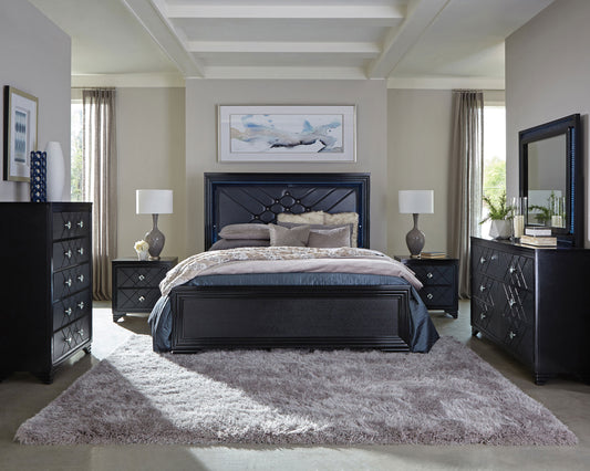 Penelope 5-piece Queen Bedroom Set Midnight Star