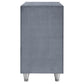 Antonella Upholstered 3-drawer Nightstand Grey