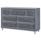 Antonella 7-drawer Upholstered Dresser Grey