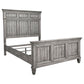 Avenue Wood Eastern King Panel Bed Weathered Grey