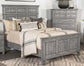 Avenue Wood Eastern King Panel Bed Weathered Grey