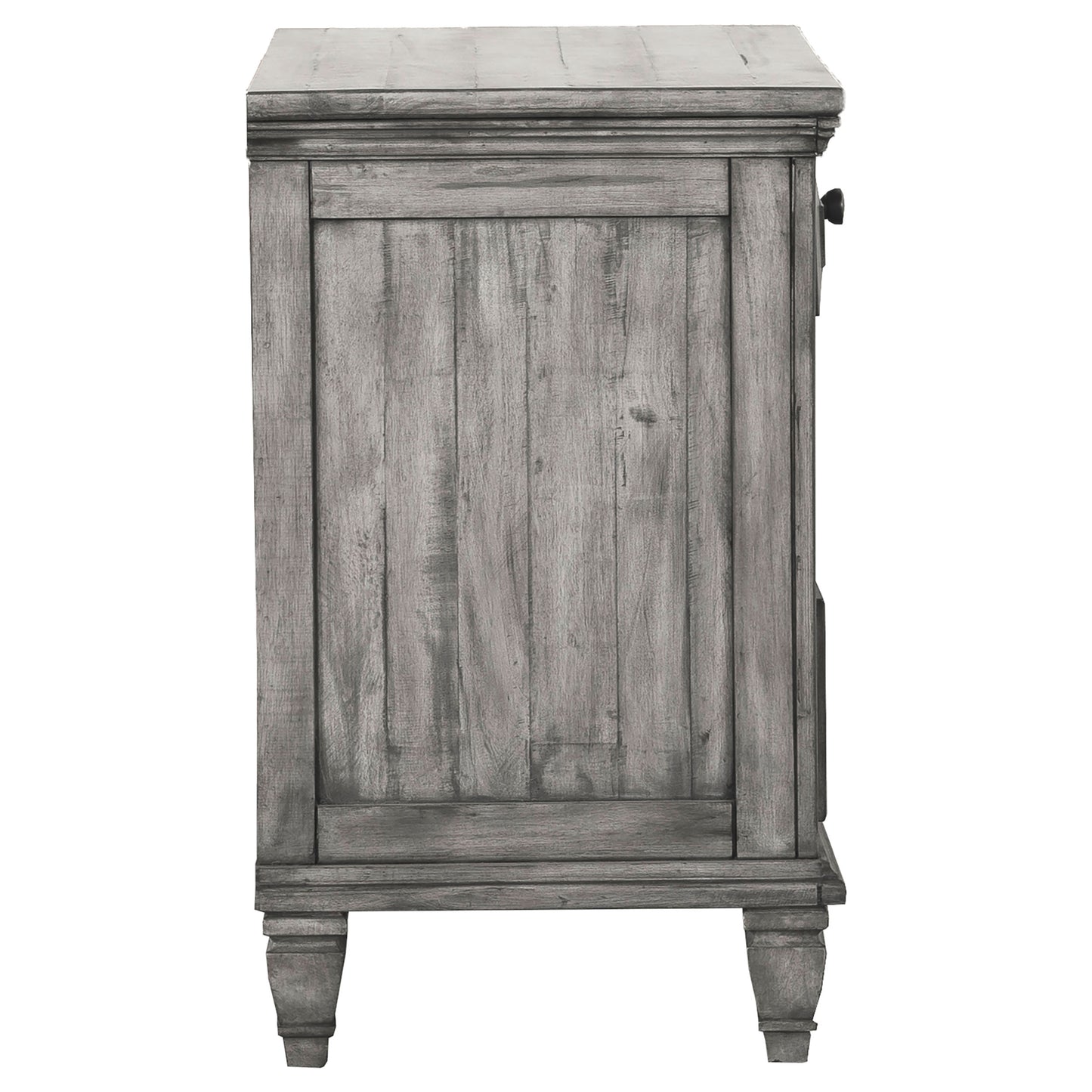 Avenue 3-drawer Nightstand Weathered Grey