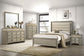 Giselle 5-piece Eastern King Bedroom Set Rustic Beige