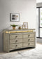 Giselle 8-drawer Dresser Rustic Beige