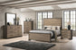 Baker 5-piece Eastern King Bedroom Set Light Taupe