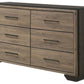 Baker 6-drawer Dresser Light Taupe