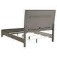 Kieran Wood California King LED Panel Bed Grey