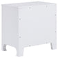 Anastasia 2-drawer Nightstand Pearl White