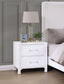 Anastasia 2-drawer Nightstand Pearl White