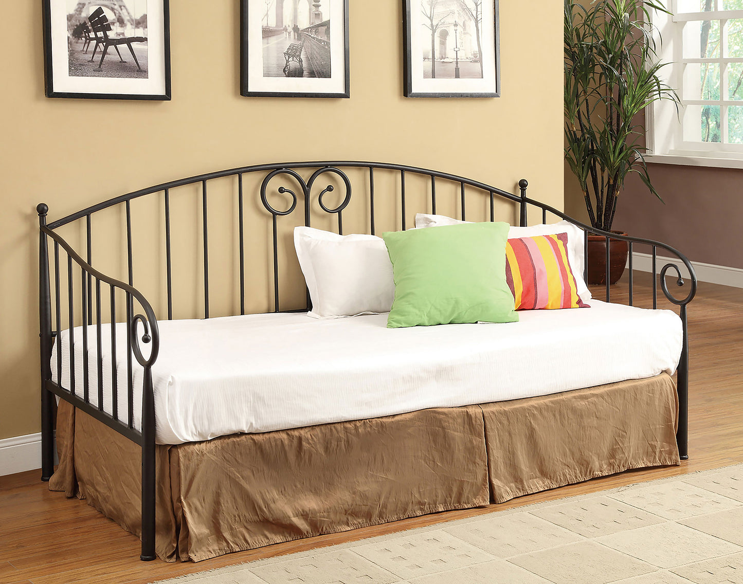 Grover Metal Twin Daybed Black