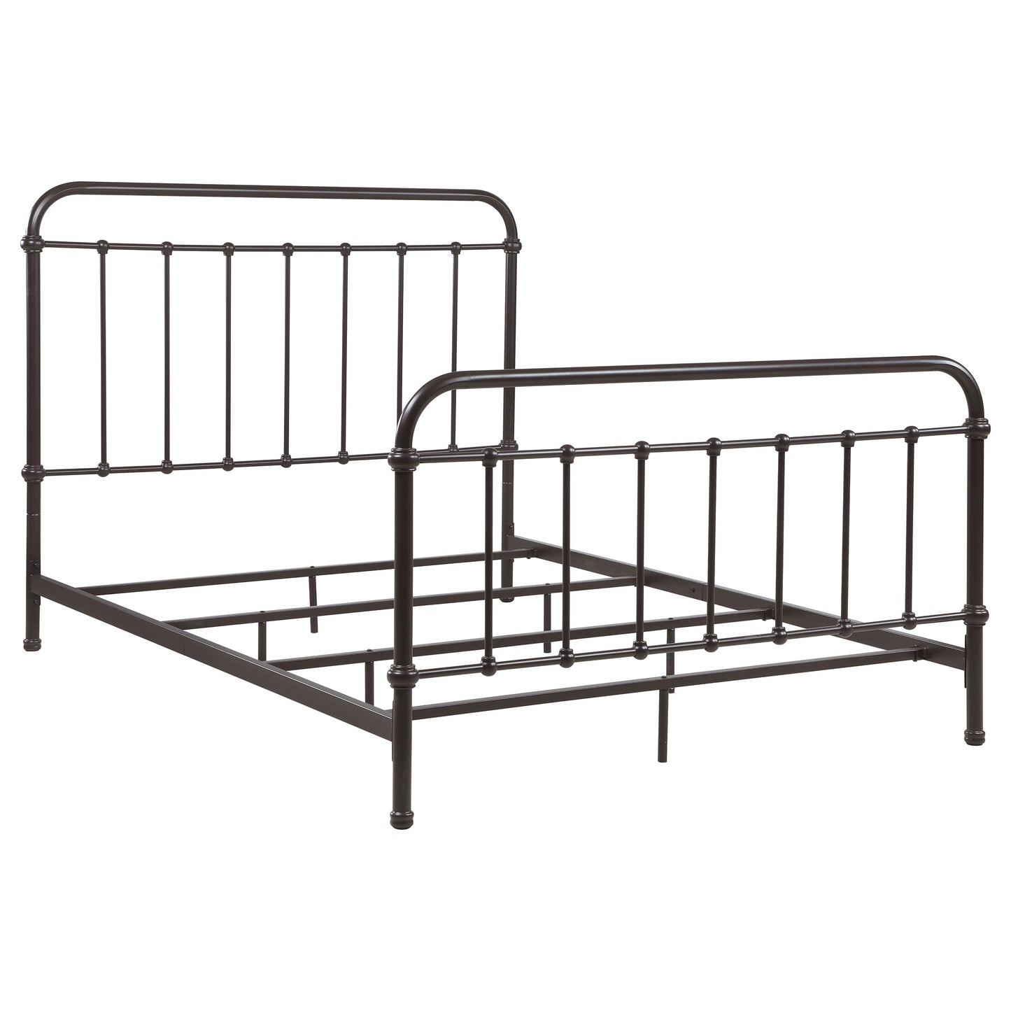 Livingston Metal Eastern King Open Frame Bed Dark Bronze