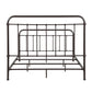 Livingston Metal Eastern King Open Frame Bed Dark Bronze