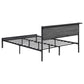 Ricky Metal Queen Panel Bed Grey