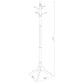 Riona 6 Hook Freestanding Wood Coat Rack Hat Hanger Merlot