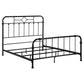 Packlan Metal Queen Open Frame Bed Matte Black