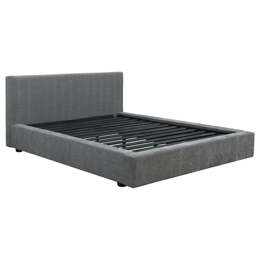 Gregory Upholstered Full Panel Bed Graphite