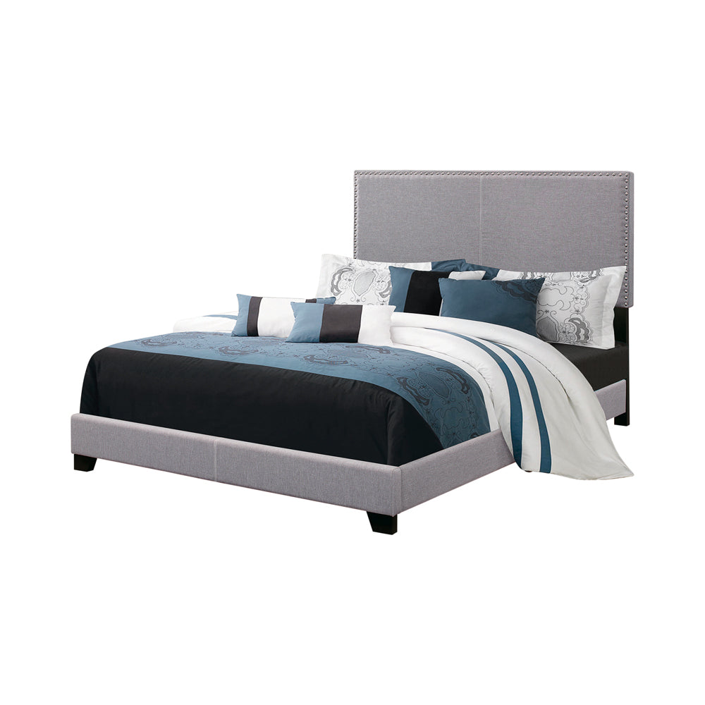 Boyd Upholstered Full Panel Bed Grey