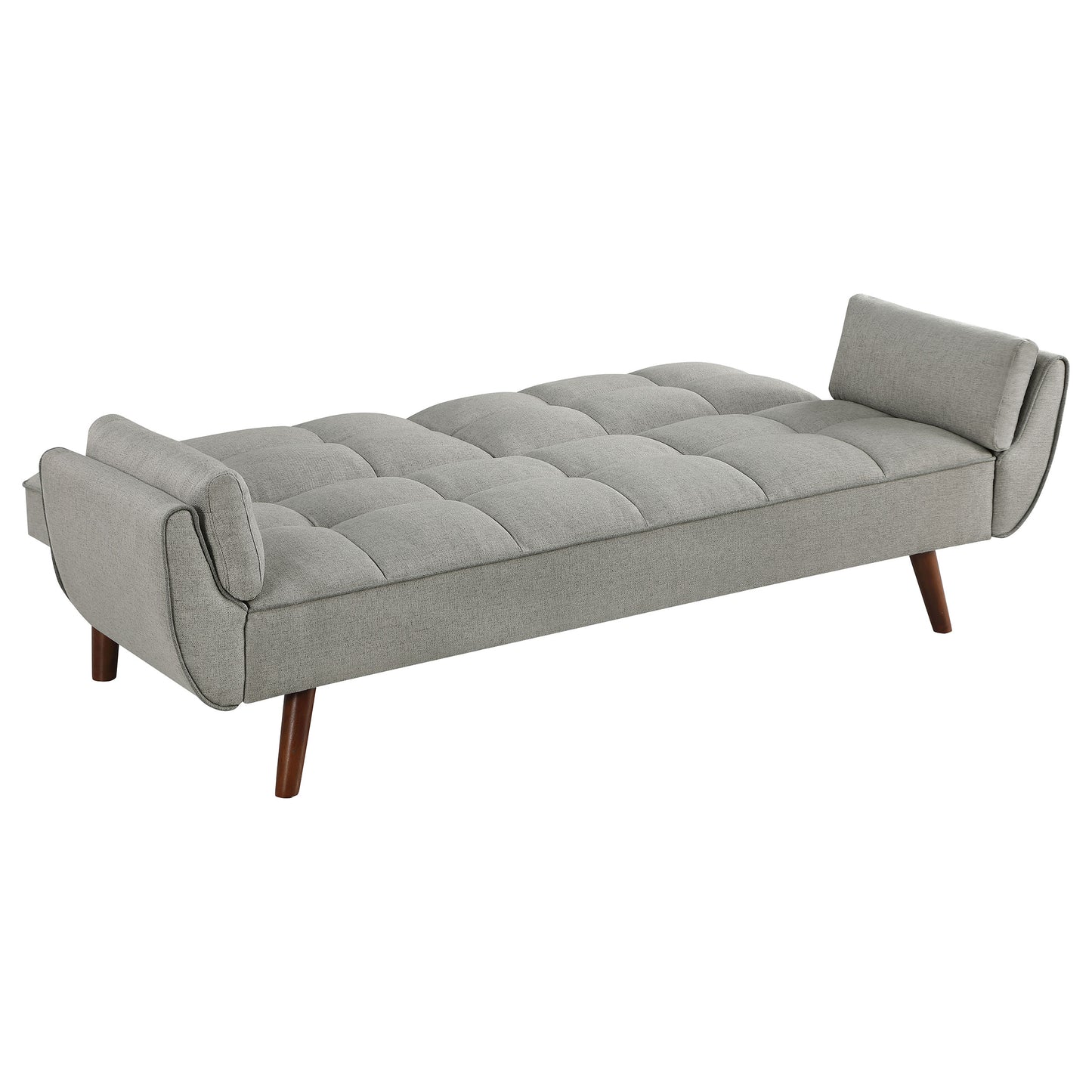 Caufield Upholstered Tufted Convertible Sofa Bed Grey