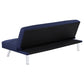 Joel Upholstered Tufted Convertible Sofa Bed Blue