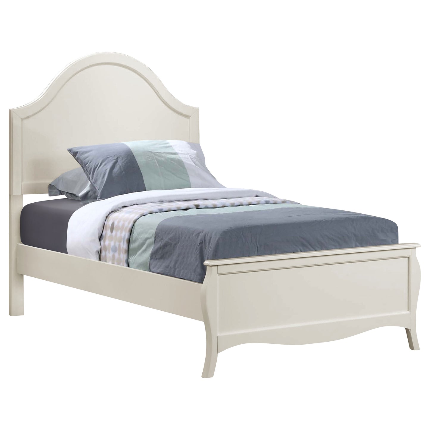 Dominique 4-piece Twin Bedroom Set Cream White