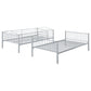 Anson Twin Over Twin Bunk Bed Silver