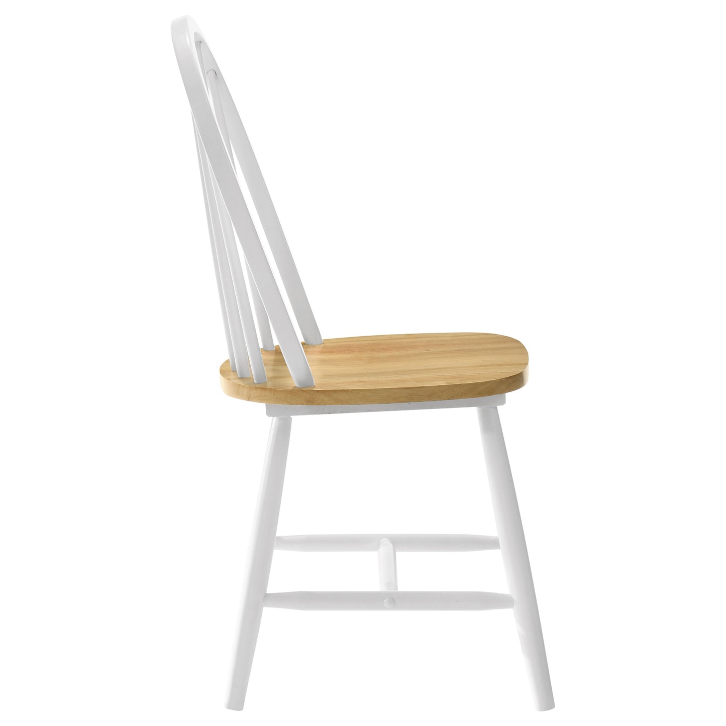 Cinder Wood Dining Side Chair White (Set of 4)