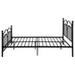 Klossen Metal Queen Open Frame Bed Black