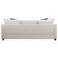 Mcloughlin Upholstered Sloped Arm Sectional Sofa Platinum