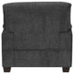 Clementine Upholstered Padded Arm Accent Chair Grey