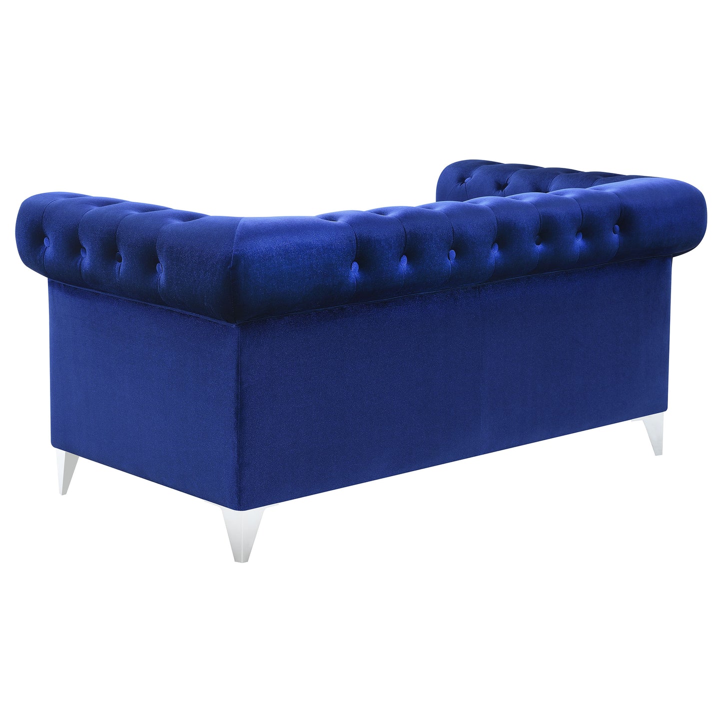 Bleker 3-piece Upholstered Tuxedo Arm Tufted Sofa Set Blue