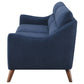 Gano Upholstered Sloped Arm Sofa Navy Blue