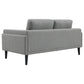 Rilynn 2-piece Upholstered Track Arm Sofa Set Grey