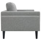 Rilynn 2-piece Upholstered Track Arm Sofa Set Grey