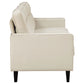 Jonah Upholstered Track Arm Sofa Ivory