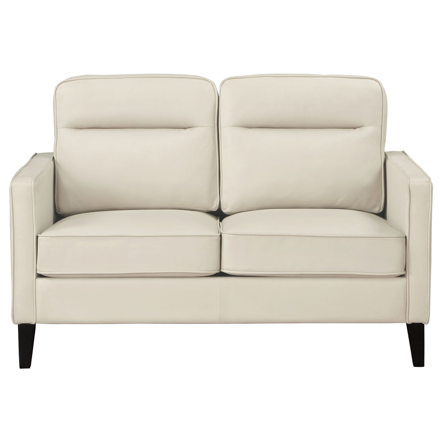 Jonah 3-piece Upholstered Track Arm Sofa Set Ivory