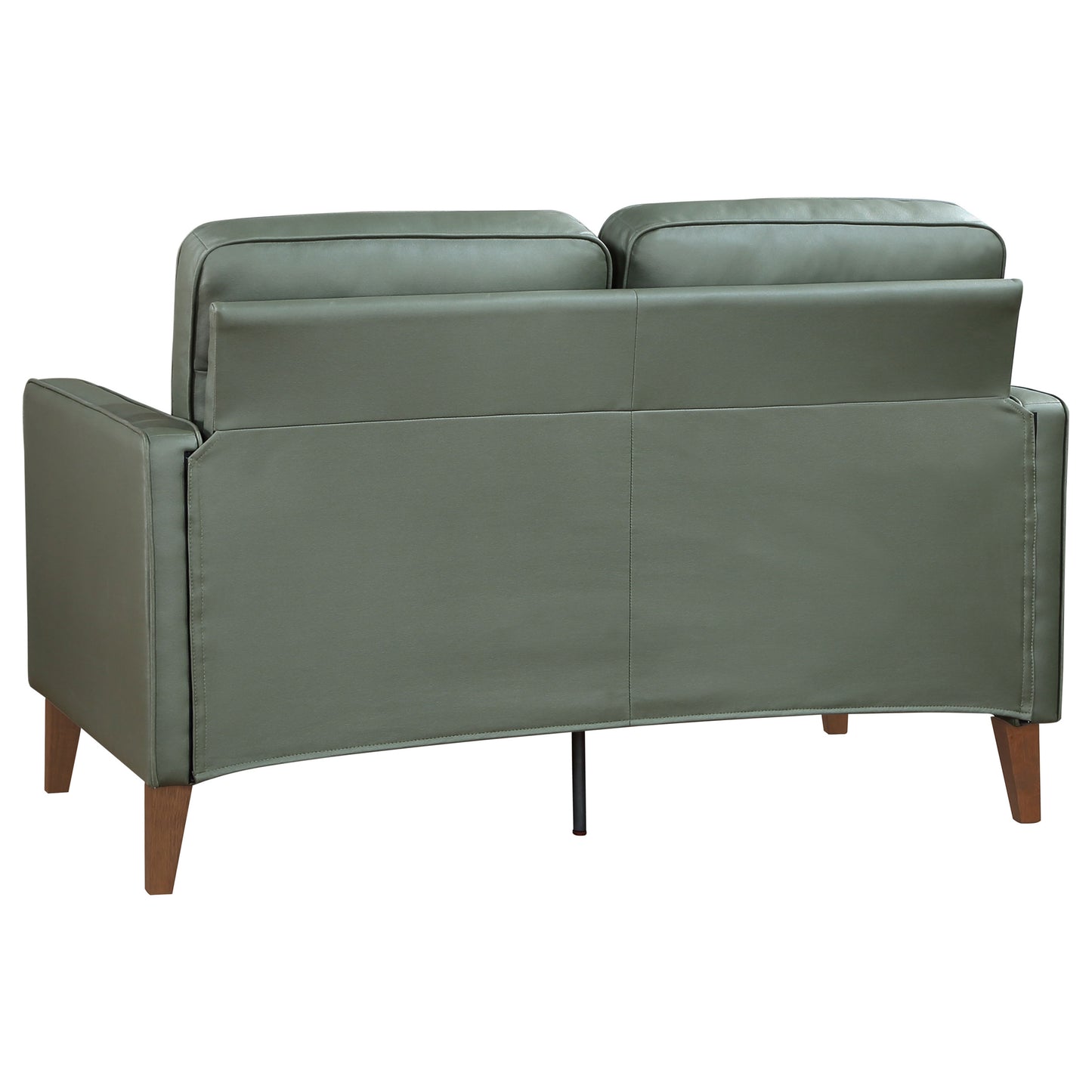 Jonah 2-piece Upholstered Track Arm Sofa Set Green