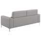 Glenmark Upholstered Track Arm Sofa Taupe