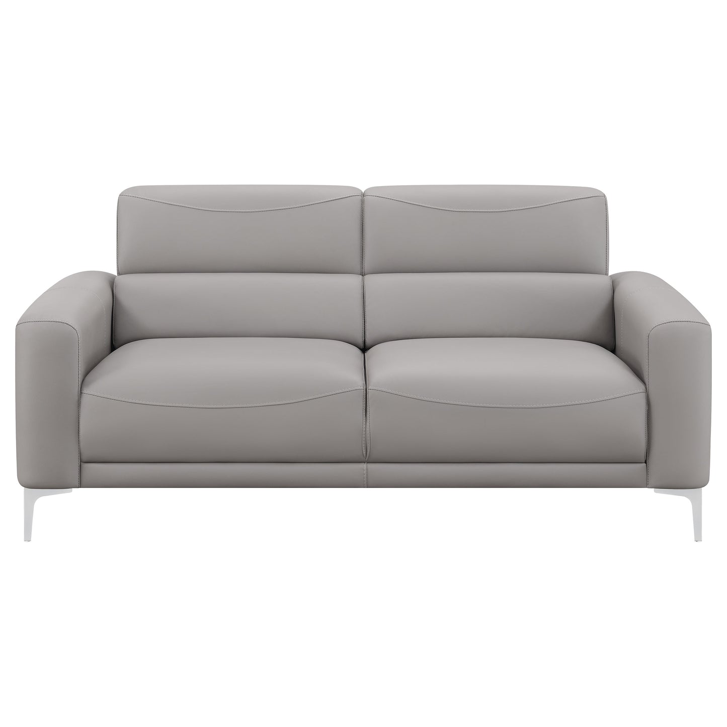 Glenmark Upholstered Track Arm Sofa Taupe