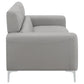 Glenmark 2-piece Upholstered Track Arm Sofa Set Taupe