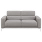 Glenmark 3-piece Upholstered Track Arm Sofa Set Taupe